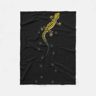 Cute Lizard Reptile Leopard Gecko Gifts For Men Wo Fleece Blanket