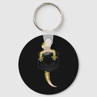 Cute Lizard Reptile Leopard Gecko Poc Gifts Men Key Ring
