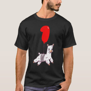 Cute Llama  1st Birthday  Kids Balloon Party T-Shirt