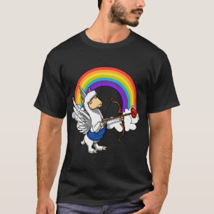 Cute Llama Cupid T-Shirt