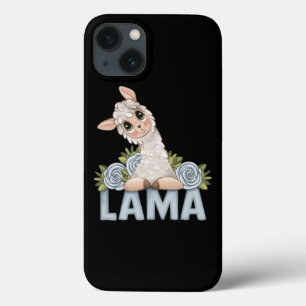 CUTE LLAMA FLORAL Case-Mate iPhone case