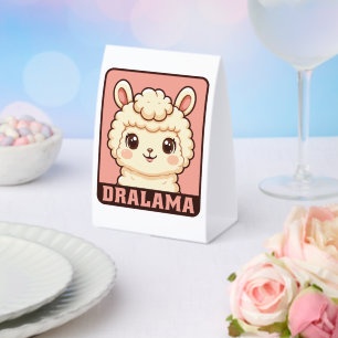 Cute llama illustration design