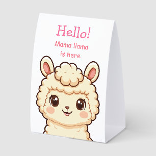Cute llama illustration design