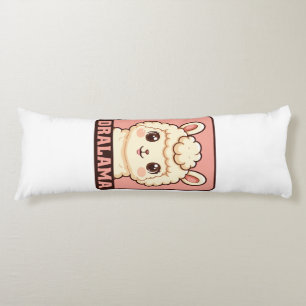 Cute llama illustration design body cushion