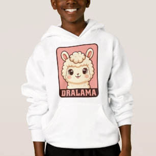 Cute llama illustration t-shirt design