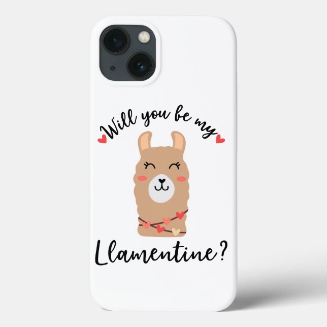 CUTE LLAMA love Case-Mate iPhone case (Back)