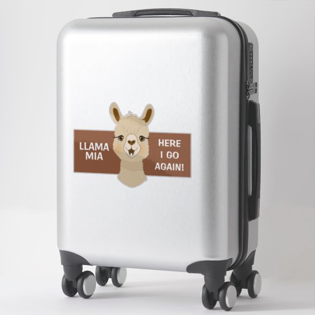 Cute Llama Mia (Suitcase)