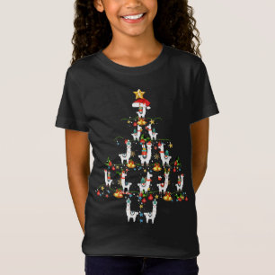 Cute Llama Ornament Decoration Christmas Tree T-Shirt