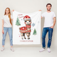 Cute Llama Personalised Christmas