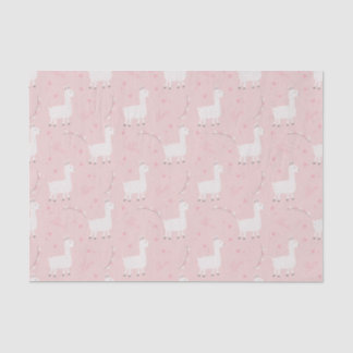 Cute llama seamless  tissue paper