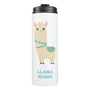 Cute Llama Thermal Tumbler