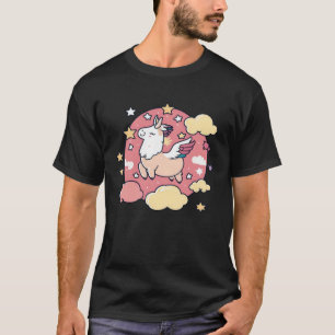 Cute Llamacorn Design Alpaca Llama T-Shirt