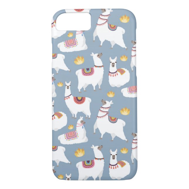 Cute Llamas Case-Mate iPhone Case (Back)