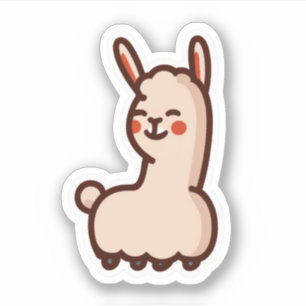 Cute Llamas Sticker