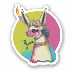 Cute Llamas Sticker