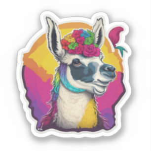 Cute Llamas Sticker