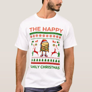 Cute Loaf Bread Baking Bread Baker Christmas Hat T-Shirt