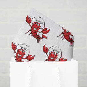 Cute Lobster boil party Tissue Paper