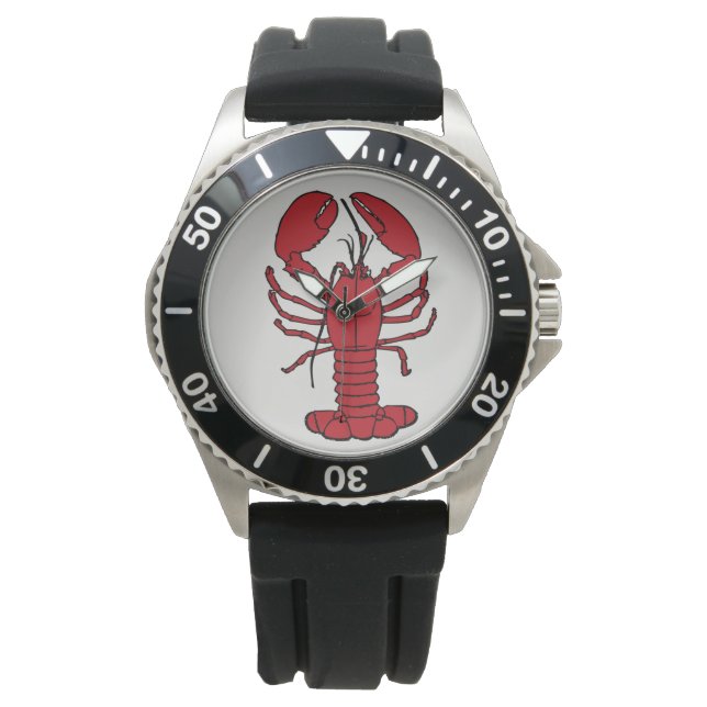 Cute Lobster Nautical beach watch (Front)
