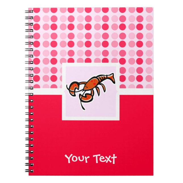 Cute Lobster Notebook (Front)