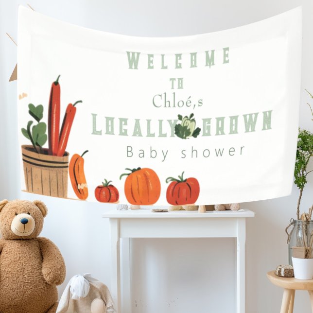  Cute Locally grown Farmer market baby shower  Banner (Creator Uploaded)