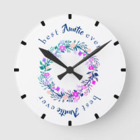 Cute logo Best Auntie Ever Word Art