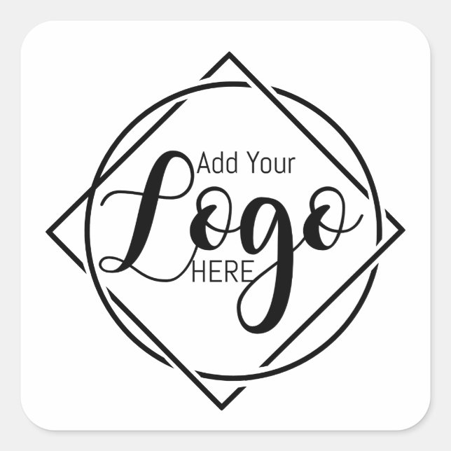 Cute Logo Custom Business Sticker | Personalised  (Front)