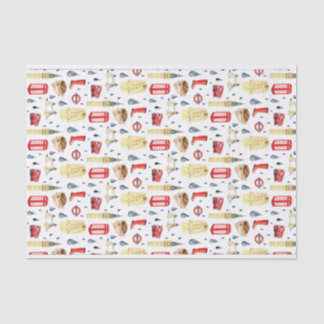 Cute London England UK Tissue Paper
