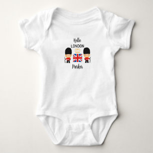 Cute London Guards Baby Boy Name England Bodysuit