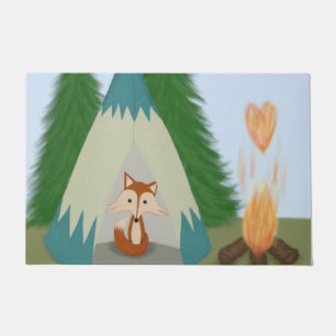 Cute Lone Fox Doormat