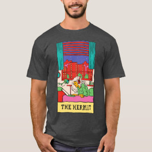 Cute Loner Girl Illustration Hermit Homebody Intro T-Shirt