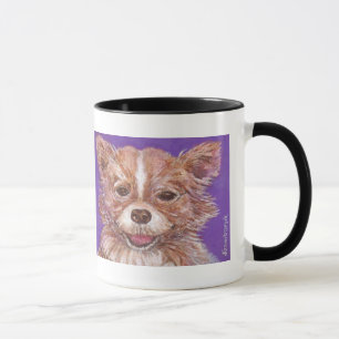 Cute Long Hair Chihuahua Mug