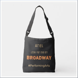 Cute Look for Me on Broadway Crossbody Bag