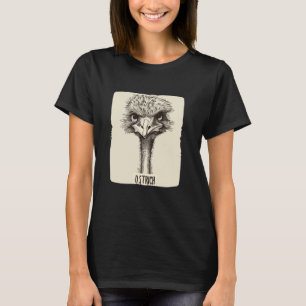Cute looking Ostrich Costume for running Birds Lov T-Shirt