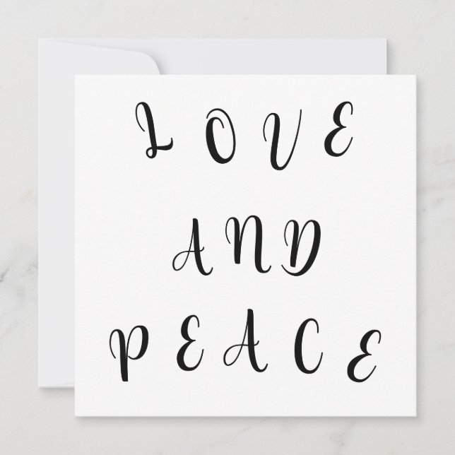 Cute Love And Peace (Front)