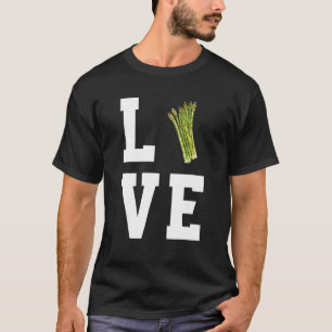 Cute Love Asparagus Costume Vegetable T-Shirt