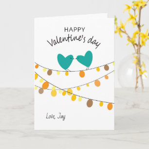 Cute Love Bird Valentine's Day Card