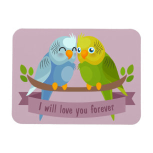 Cute Love Birds magnet
