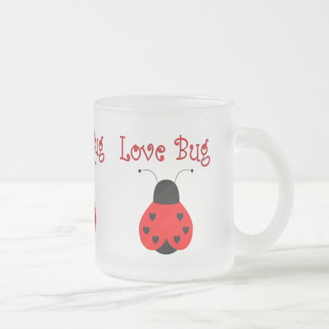 Cute Love Bug Heart Ladybug Mug (Right)