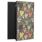 Cute love bunnies pattern with hearts