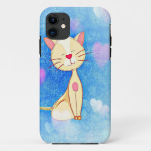 Cute Love Cat iPhone 11 Case