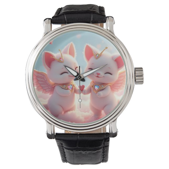 Cute Love Cats Watch (Front)