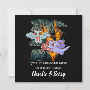 Cute Love Dragons Valentine Card