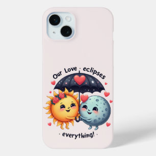 Cute Love Eclipses Everything Adorable  iPhone 15 Mini Case