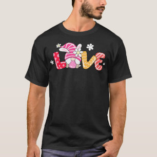 Cute Love Egg Bunny Easter Gnome T-Shirt