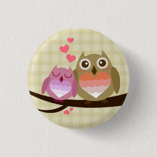 Cute Love Giraffe Butterfly Rainbow Castle & Cloud 3 Cm Round Badge