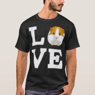 Cute Love Guinea Pig Hamster Lovers  Men Women T  T-Shirt