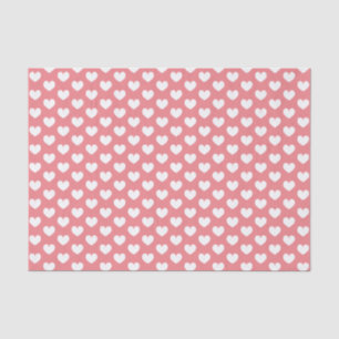Cute love heart pattern gift box filler tissue paper