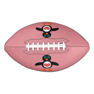 Cute Love Heart Penguin Football American Football