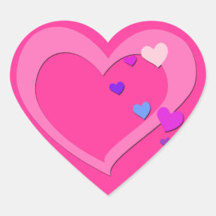 Cute Love Heart Sticker